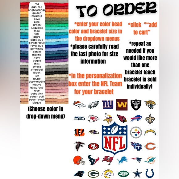 Las Vegas Raiders Heishi Bracelet - Picture 9 of 11